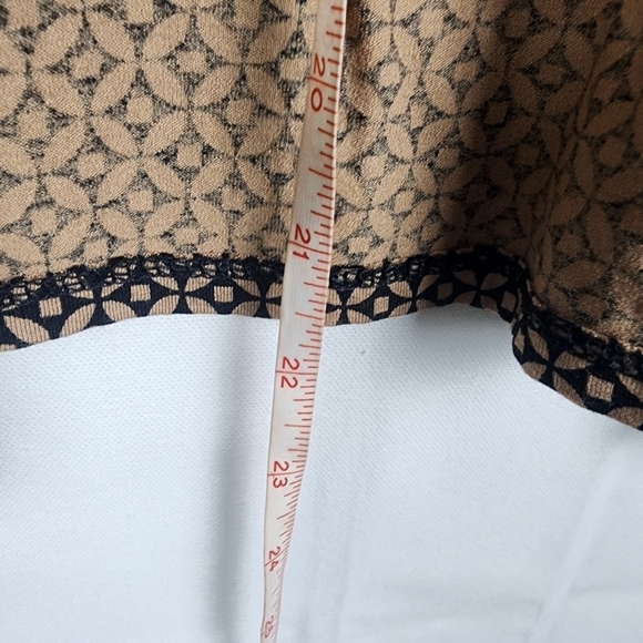 J Jill Geometric Print Lightweight Open Front Cardigan SIZE Medium - Picture 6 of 6